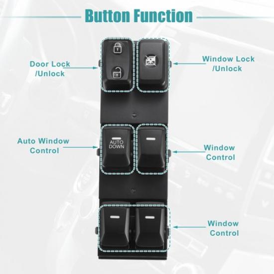 Power Window Switch Window Switch Single  for Kia Sportage 2011-2013