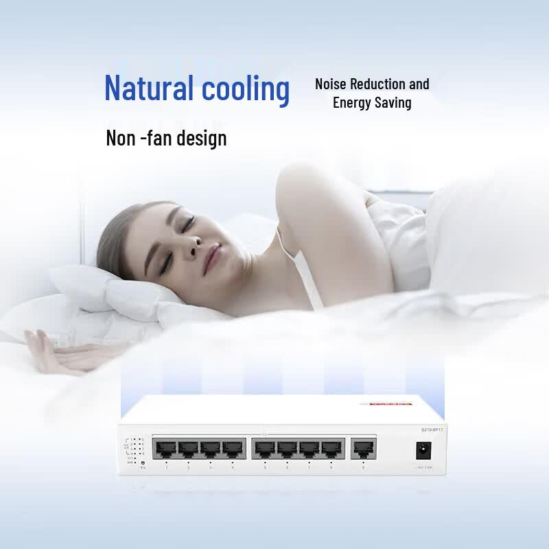 Huawei S210-8P1T Managed Gigabit PoE Switch