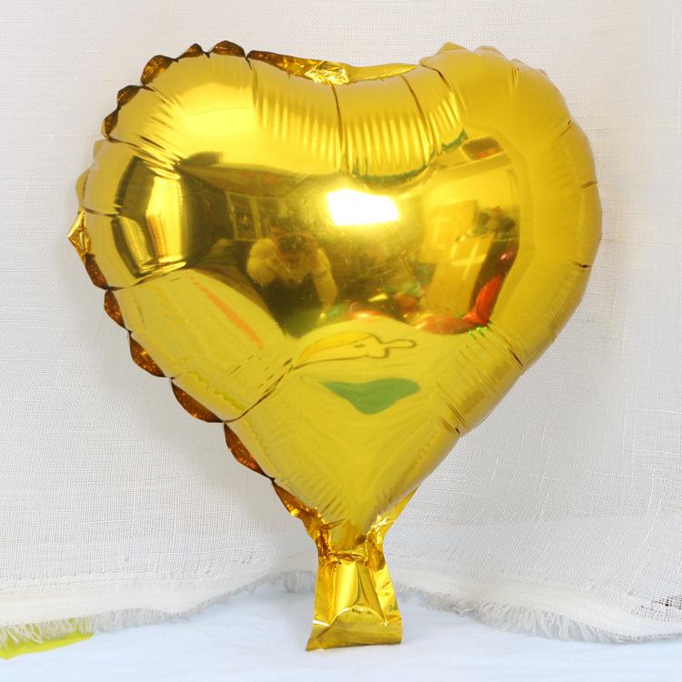 Hot Sale Heart Shaped Aluminum Film Multicolor Balloons, Wedding Decoration Balloons Aluminum Foil Balloons