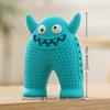 Cute Cartoon Monster Dog Chew Toy - Bite-Resistant, with Sound, Pet Molar and Dental Care Supplies