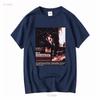 My Chemical roUnisexce Outline Repeat T Shirt Vintage Washed Unisex Slightly Stretched Homme Comfortable Top For Everyday Wear