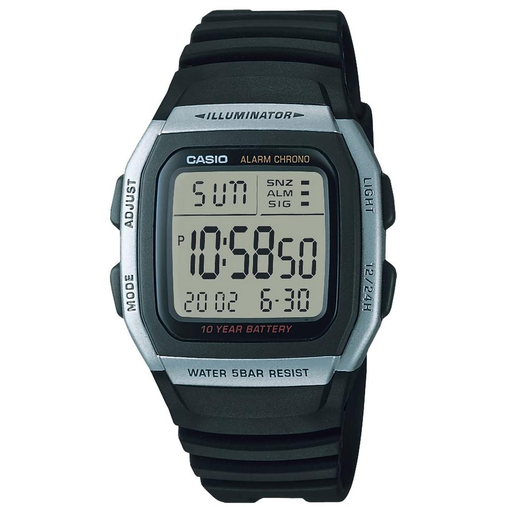 Casio Wristwatch Collection Domestic Genuine Product W-96H-1AJH Mens Black