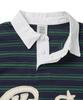 YESEYESEE Stripe Star Rugby Shirt Green