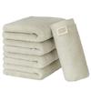 Towel Laboratory Face Ash JapanTechnology [Naturally Soft] #024 Towels, Gray, 5-Piece Set, Soft, Thick, Smooth, Long-Lasting, Fast-Absorbent, Durable,