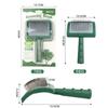 Pet Grooming Comb Long Needle Shedding Hair Removel Brush Dog Massage Comb Tool Suitable For Long Hair Large Dog Pet Supplies Accessories Decor