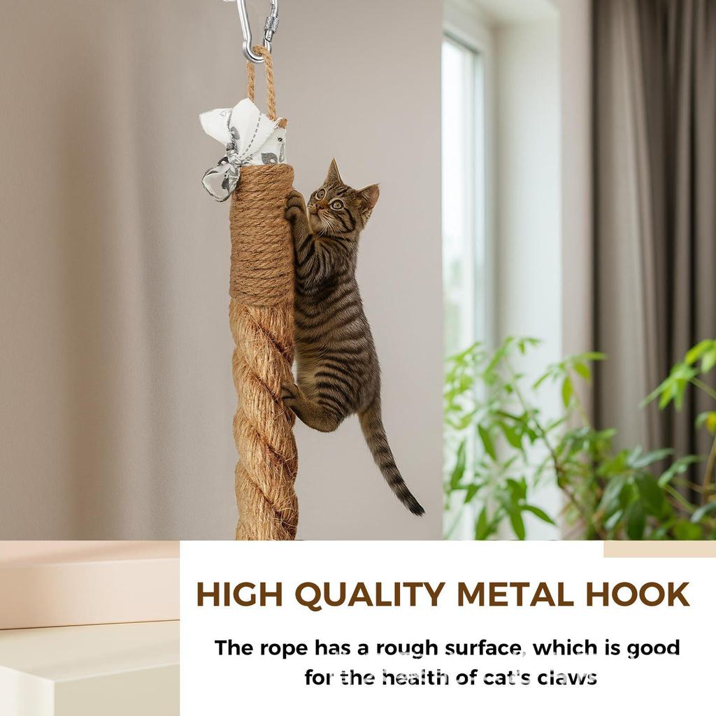 Four Seasons Wear-Resistant Cat Tree with Thickened Sisal Rope and Scratching Post
