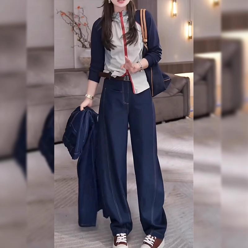 

Women s Plus Size Retro Scimitar Jeans - Pear Shape, Straight & Wide Leg, Slimming Fit for Spring/Autumn M