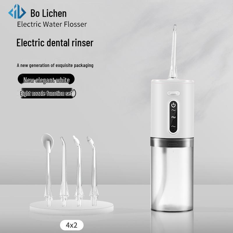 Portable Electric Water Flosser for Interdental and Orthodontic Cleaning