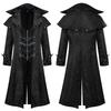 Gothic Halloween Costume with Vintage Dark Pattern for Adults