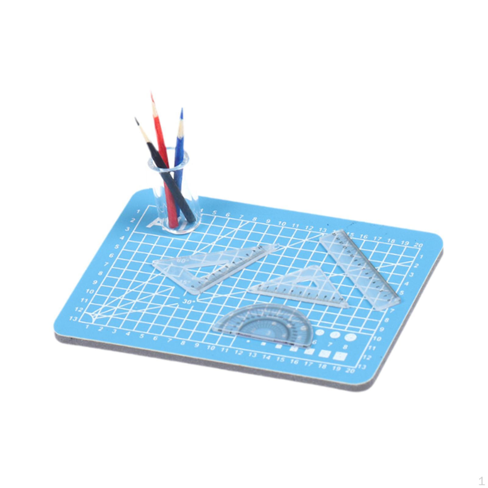 

1/12 кукольный домик миниатюрный набор линеек имитация куклы обучение мини-дом сцена реквизит карандаш