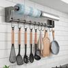 Stainless Steel Utensil Storage Rack Wall Mounted Spoon Ladle Holder  Kitchen Storage