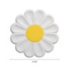 Silicone Coaster Colorful Daisy Shape Kitchen Table Heat Resistant Anti-scalding Mat Coaster Household Little Fresh Table Decor