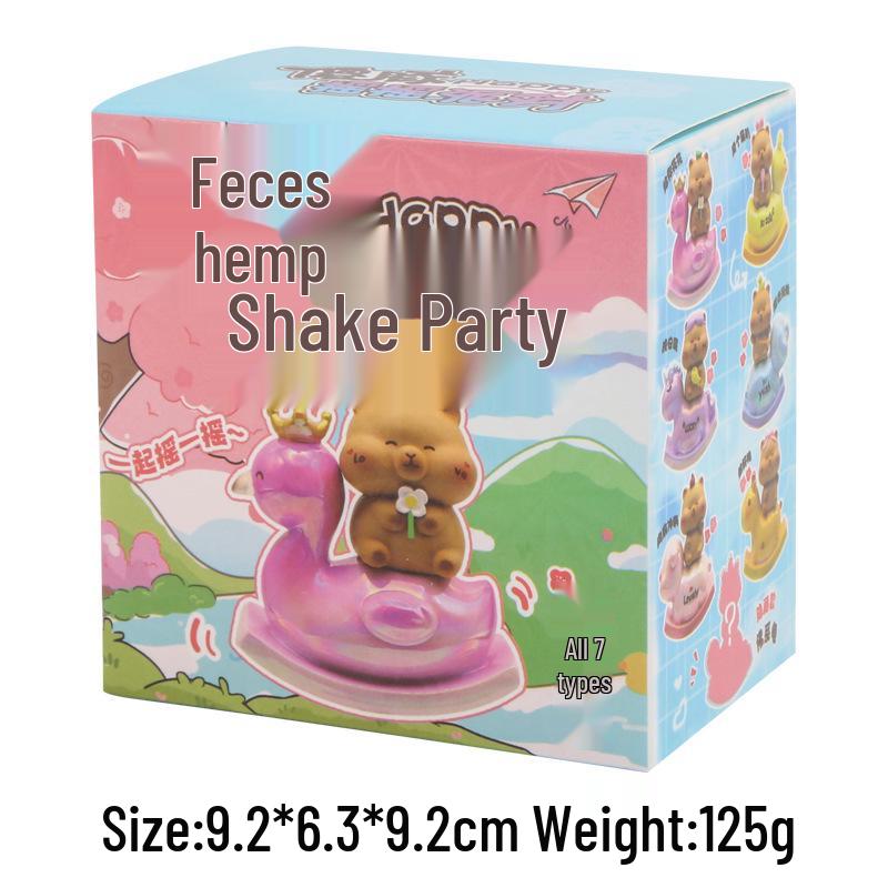 Capybara Piglet Party Blind Box - Cartoon Desktop Ornament Gift