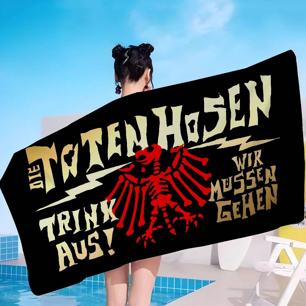 Punk Rock Band D-Die Toten Hosen Microfiber Beach Towel Absorbent Quick dry Soft Yoga Swimming Resort Mountain Climbing Towel