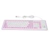 Foldable Silicone Keyboard 103 Keys USB Wired Silicon Foldable Waterproof Mute Fadeless Foldable Keyboard for PC Laptop
