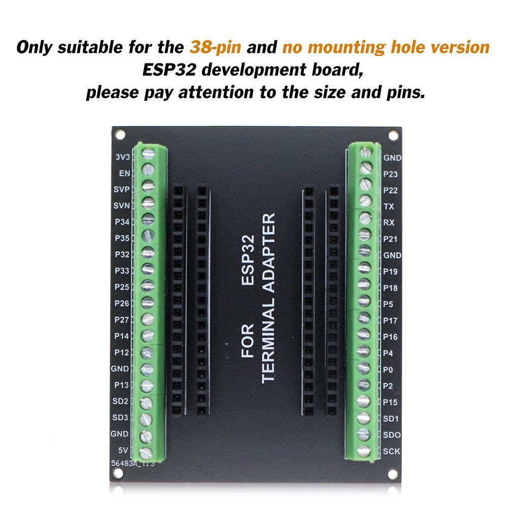 ESP32 Expansion Board MICRO USB Interface NodeMCU-32S Lua 38Pin Module Dual Core CPU Bluetooth-compatible GPIO Expansion Board