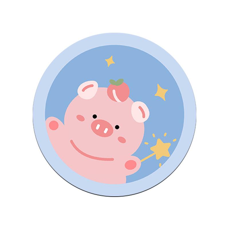 Cartoon Water-absorbing Coaster Heat-resisting Non-slip Drink Coffee Cup Pad Skid Insulation Pot Bowl Mat Kitchen Tableware Set