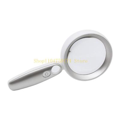 ABS Handheld Magnifier With Builtin LED Light For Precisions Craftsmanships Top Sale