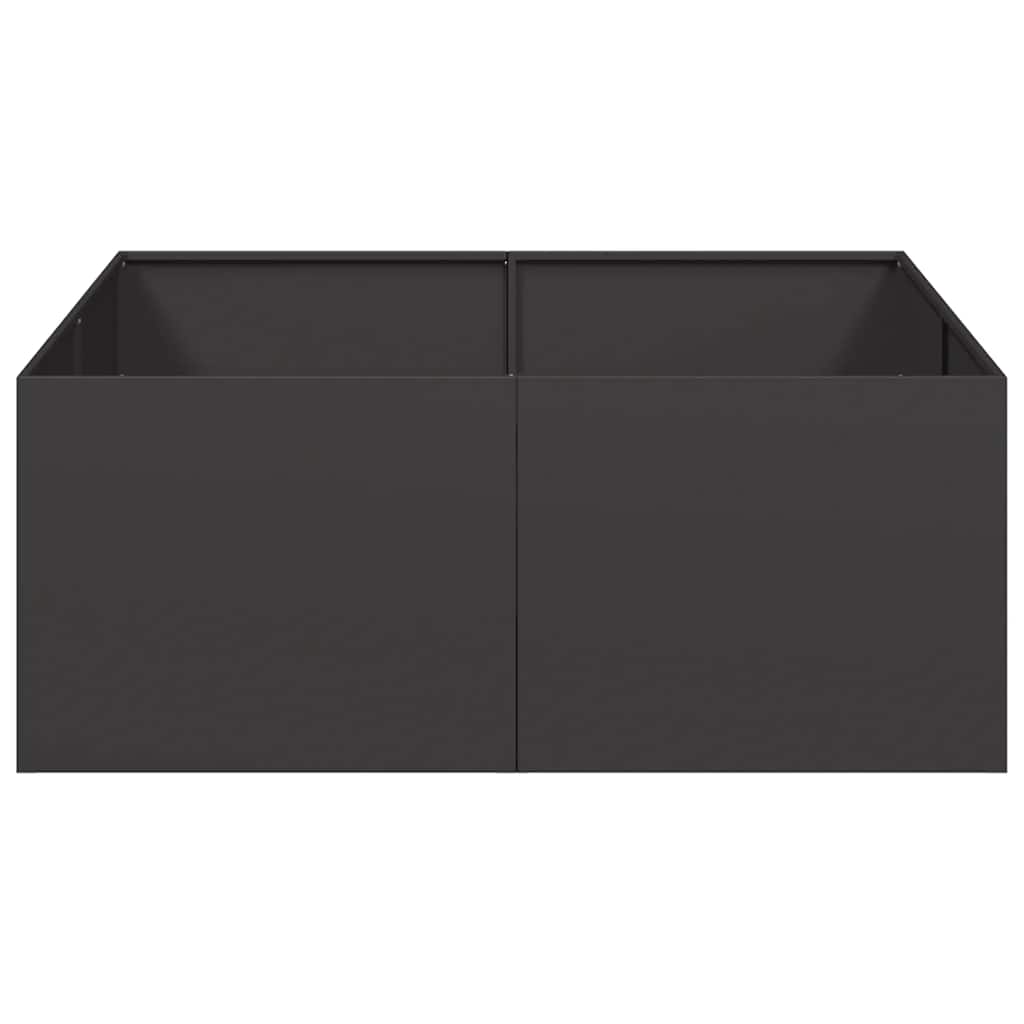 Black Pot 100X100X40 Cm Steel
