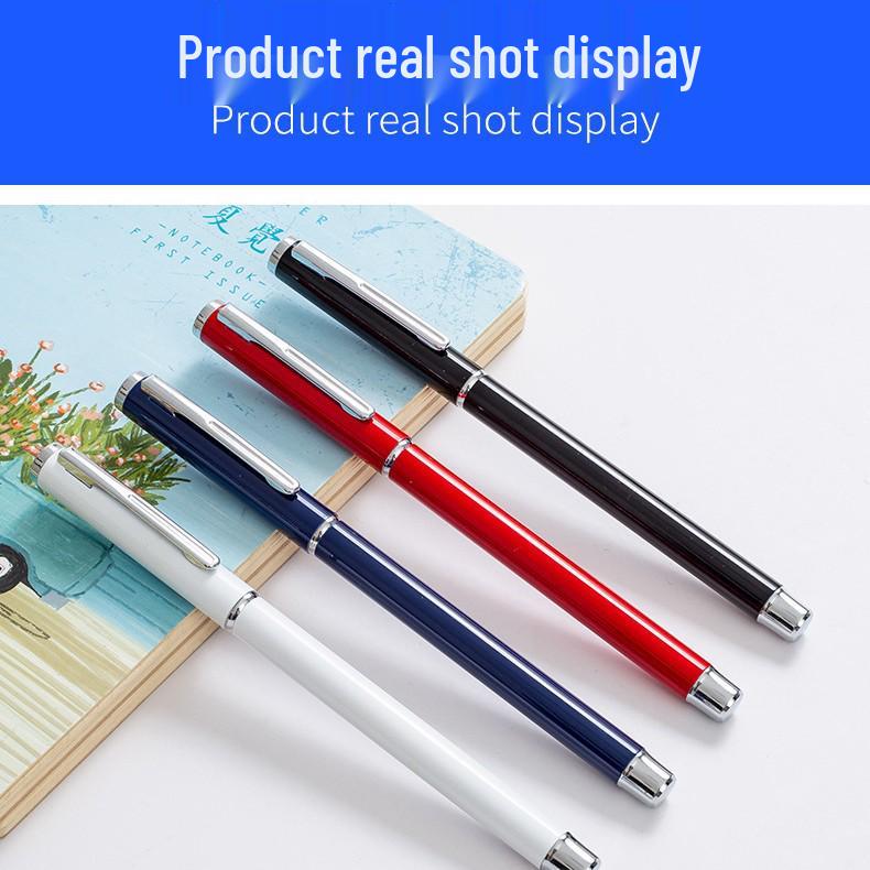 Metal Ballpoint Pen - Customizable Signature Gift Pen with Black Gel Ink