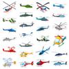 50Pcs Helicopter Stickers Waterproof Reusable DIY Decals for Phone Case Laptop Luggage