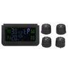 Solar Power Tire Pressure Monitoring System Display Sound Warning TPMS with 4 Sensors