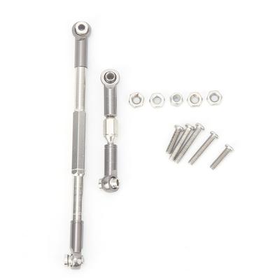 Metal Steering Rod Group Fit for MN D90 MN 91 FJ 45 Military Truck Model Upgrade Accessories(Silver MN 012S )