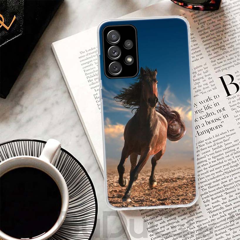 Horse Great Beauty Galloping Cover For Samsung Galaxy A51 A50 A71 A70 Phone Case A21S A31 A41 A10 A20E A30 A40 A01 A11 A6 A7 A8