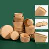 Disposable Kraft Paper Food Containers and Lids