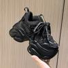 Fashion Fashion White Mesh Ventilate Women Sneakers 8CM High Platform Sports Shoes New Spring Thick Bottom Women's Wedge Casual Shoes