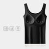 Women's Solid Color Cup Yoga Bottom Shirt Sports Underwear Vest