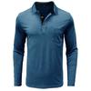 Autumn Men'S Polo Shirt Lapel Pocket T-Shirt Mens Business Casual Long Sleeve Tshirt Tees