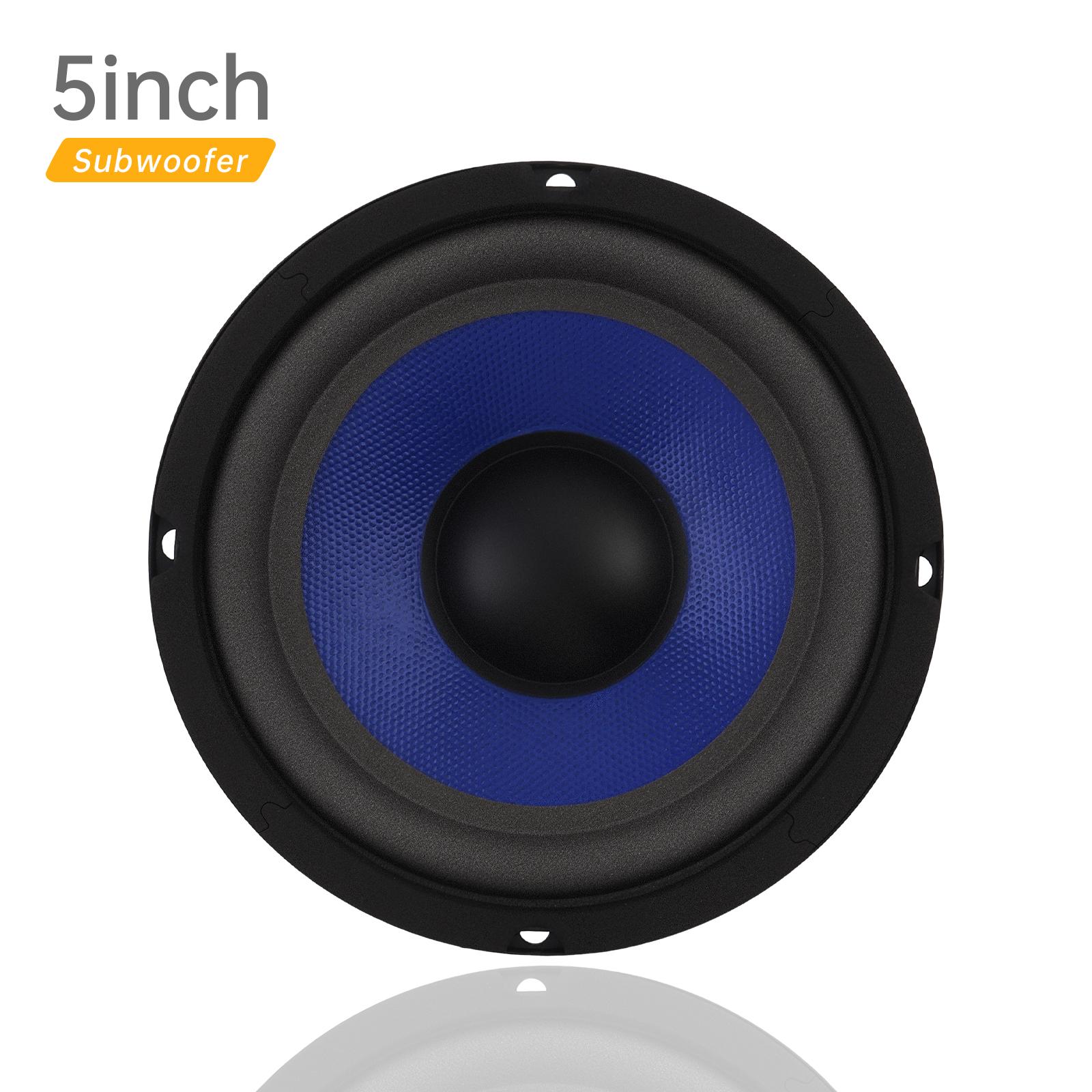 

1 шт. 5-дюймовый громкоговоритель НЧ-динамик Широкий частотный диапазон для автомобильной аудиосистемы Домашний кинотеатр