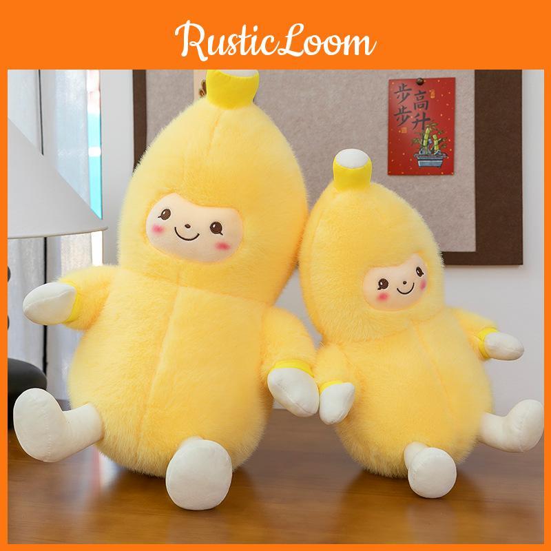 Stylish Banana Plush Toy Oversized Huggable Pillow Sleep Birthday Gift Cotton Pp