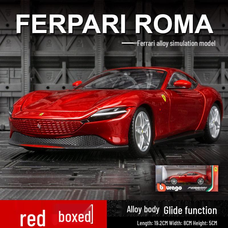 

Ббураго 1:18 Модель римского спортивного автомобиля - Сплавная игрушка для украшения и коллекционный предмет