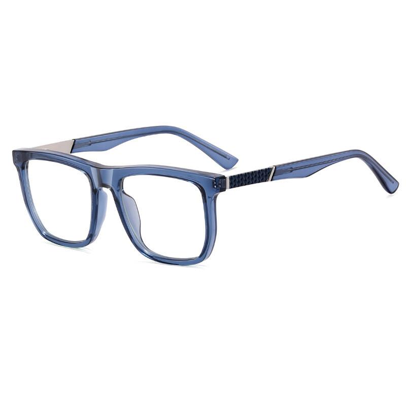 Unisex Ultralight TR90 Spring Legs Blue Light Blocking Luxury Brand Square Reading glasses Anti-radiation Presbyopia Eyeglasses