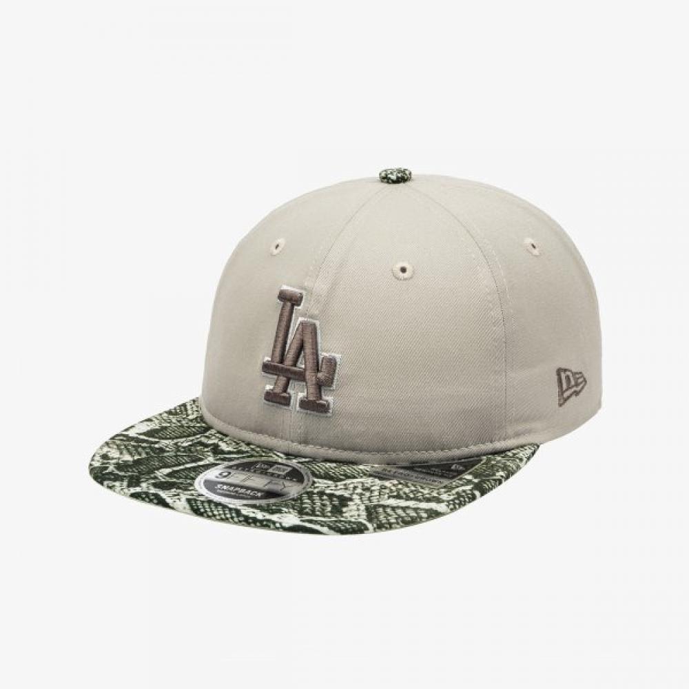 New Era Mlb La Dodgers Snake Pattern Retro Crown River Brown 14693902 BROWN/SM