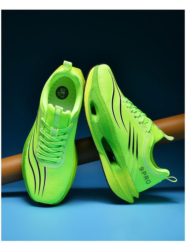 S2507 Youth Running Shoes: Lightweight, Breathable, Shock-Absorbing Sneakers with Spring Mesh Upper & Carbon Plate for Boys and Girls