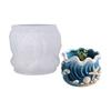 Bendable Silicone Curved Container Mold Flowerpot Moulds Suitable for Handcrafted Resin Jewelry and Ornamental Pieces