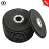10 Pcs 4-1/2inch X 7/8inch 120 Grit Premium Zirconia Flap Disc Sanding Grinding