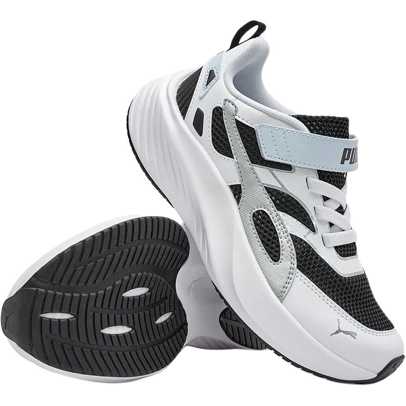 Puma Pounce Lite Om Ac Jr Soft Comfortable Training Sprint Racing Lightweight Durable Shock Absorption Low Top Running Shoes Kids sneaker 404325-01