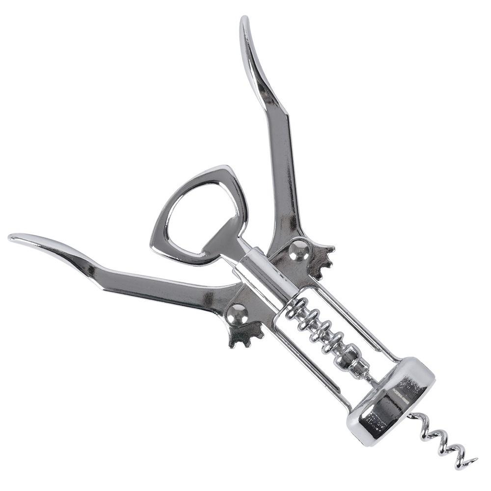 Steel wine corkscrew 17 cm