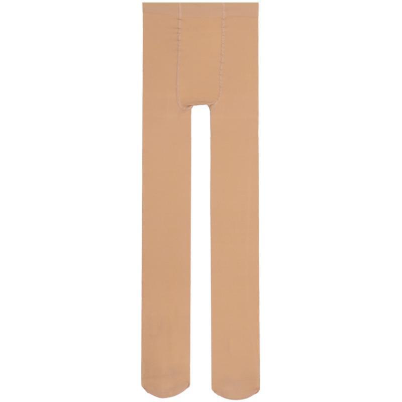 Women's Natural Nude Pantyhose with Velvet Lining - Thick, Flesh-Colored, Non-Slip for Autumn/Winter.