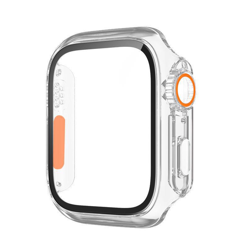 

Мгновенная замена корпуса Apple Watch 10: Интегрированный защитный чехол для iWatch 46mm прозрачный