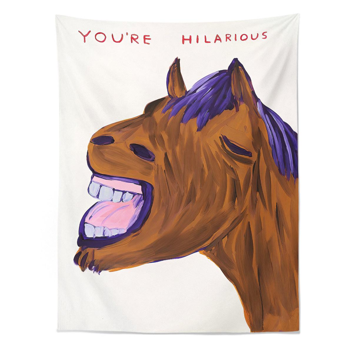 

Funny Oil Painting Tapestry Ins Minimalist Wall Art Aesthetic Room Decor Living Room Bedroom Background Cloth 74x94cm(29x37in)