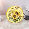 Vintage Sunflower Butterfly Metal Wall Art Rustic Farmhouse Home Decor