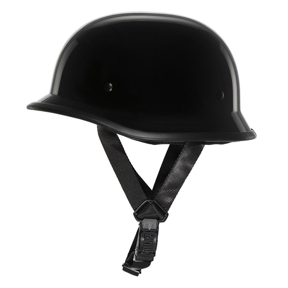 Half Helmet Motorcycle Helmets for Men and Women German Style DOT Approved Casco Moto