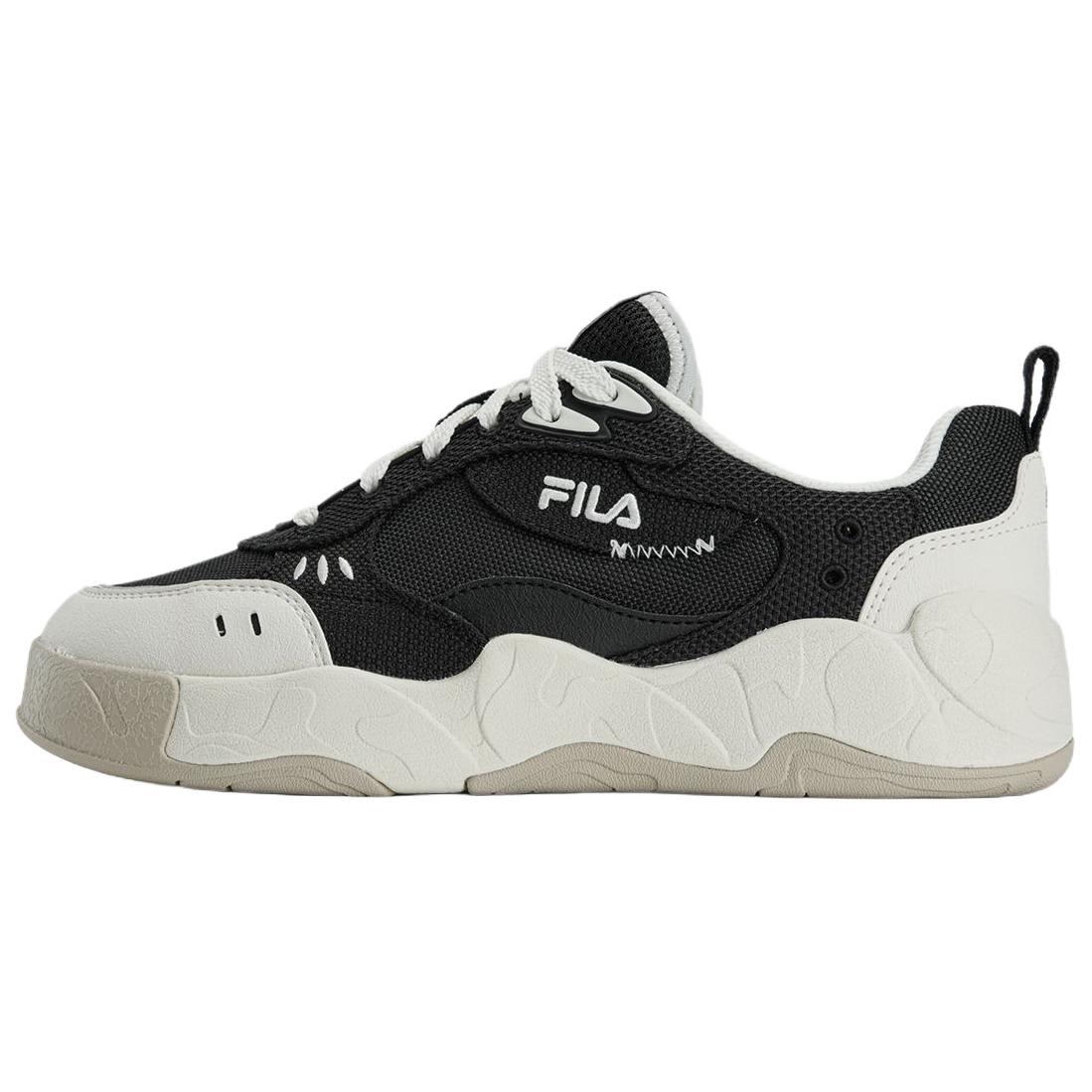 

FILA MILANO Breathable Low top Skateboard Shoes Women s Black White F12W623305FBT 37.5