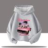New Hip-hop Style Retro Car Cartoon Printed Children's Hooded Sweatshirt, Autumn and Winter Casual Top, Comfortable Clothing