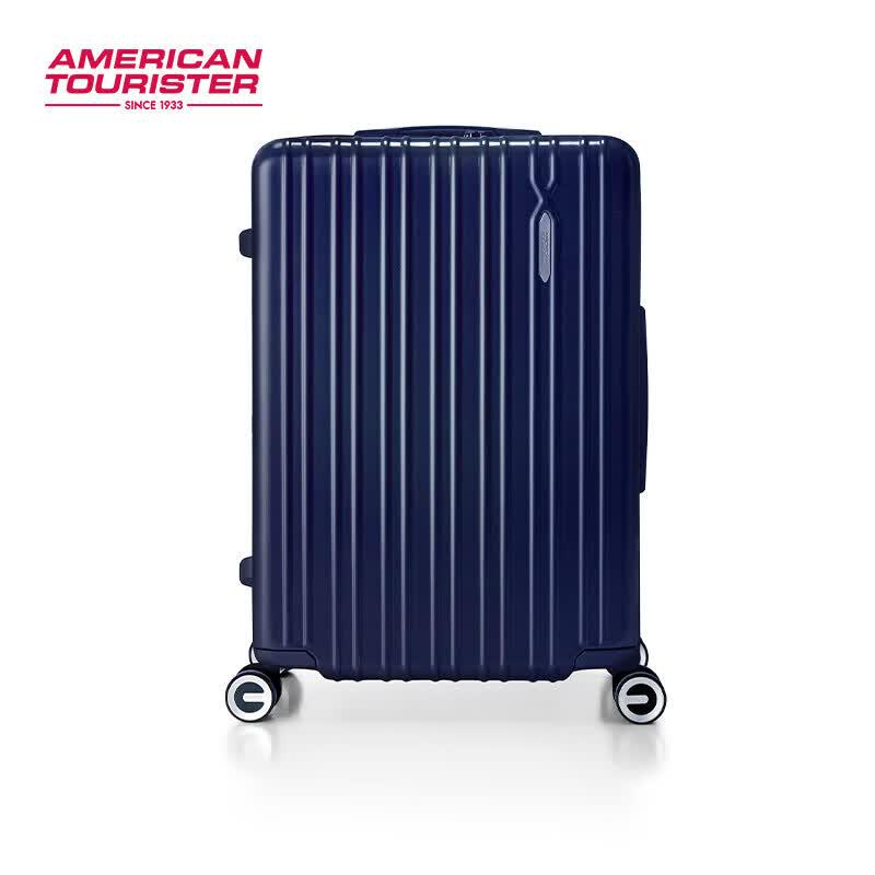 Легкий жесткий чемодан American Tourister на 4 колесах для ручной клади 20 inches